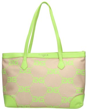 Gaelle Paris Shopping Bags - Green