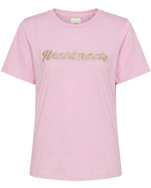 Heartmade Hmefia Logo T-Shirt - Pink
