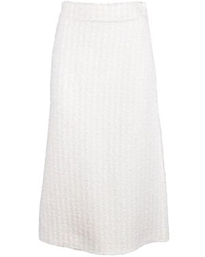 Erika Cavallini Semi Couture Midi Skirts - White