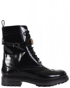 Marella Schoenen ,Zwart ,Gnu Lace-Up Boot