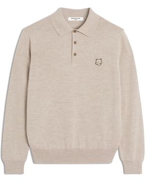 Maison Kitsuné Polo Shirts - Bianco