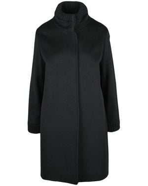Cinzia Rocca Single-Breasted Coats - Noir