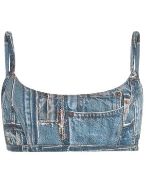 Roberto Cavalli Sleeveless Tops - Blu