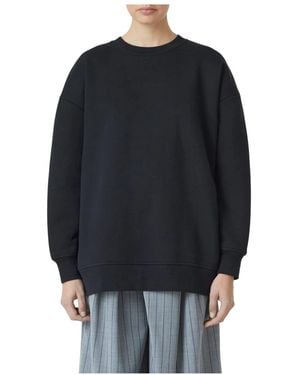 Closed Schwarzer oversize crew neck pullover