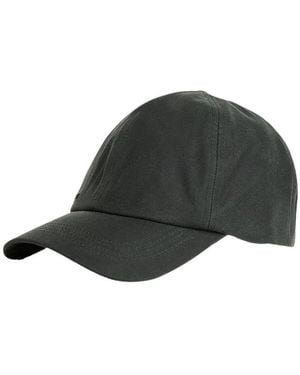 Barbour Gewachste Sportkappe - Schwarz