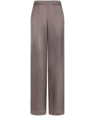 Emporio Armani Wide Trousers - Brown