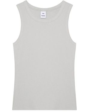 Won Hundred Tops ,Grijs ,Katoen Simo Top