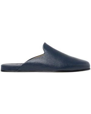 SCAROSSO Schoenen ,Blauw ,Leer Atlas Reisslipper