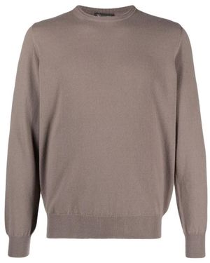 Colombo Round-Neck Knitwear - Gris