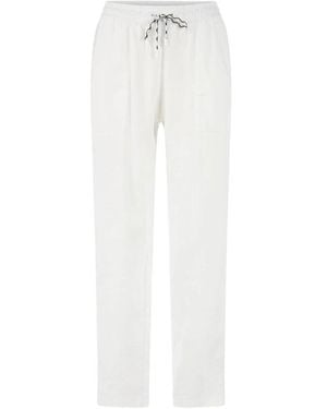 Marc Cain Slim-Fit Trousers - White