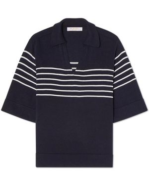 BUSNEL V-Neck Knitwear - Bleu