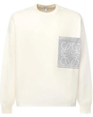 Loewe Sweatshirts - White
