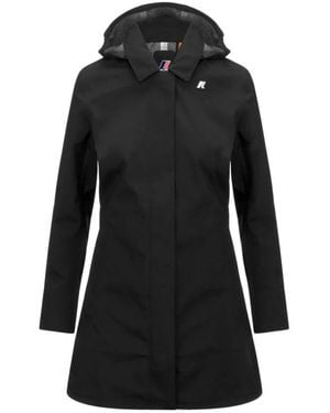 K-Way Jassen ,Zwart ,Polyester Mathy Bonded Jersey