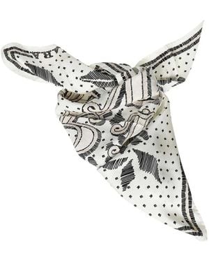 Max Mara Silky Scarves - Metallic