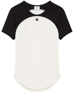 Courreges T-Shirts - Zwart