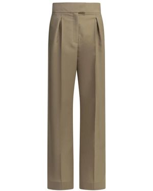 Valentino Straight Trousers - Verde