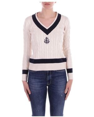 Ralph Lauren V-Neck Knitwear - Bleu