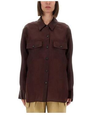KHAITE Overhemden ,Rood ,Shirts - Bruin