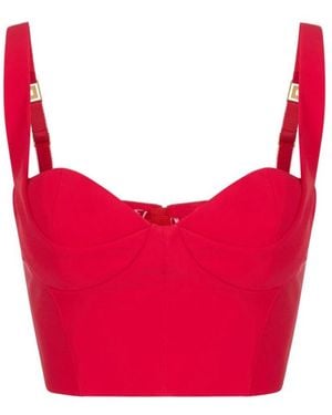 Elisabetta Franchi Sleeveless Tops - Pink