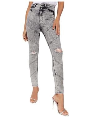 retroféte Skinny Jeans - Blue