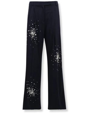 Des Phemmes Wide Trousers - Bleu