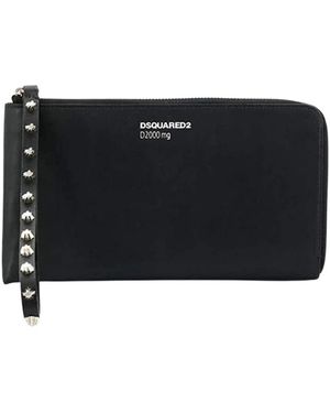 DSquared² Stilvolle schwarze gürteltasche