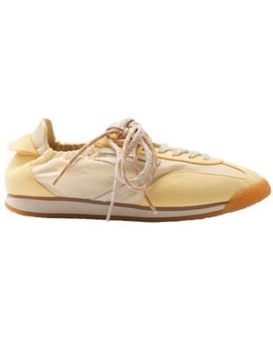 Merrell Fitness ,Geel ,Leer Panther Sneaker - Naturel