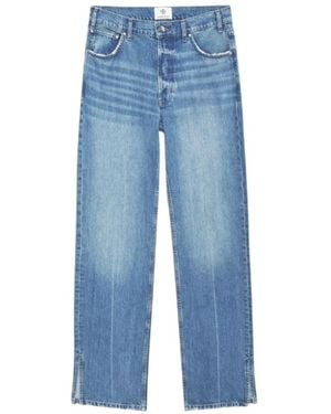 Anine Bing Straight Jeans - Azul