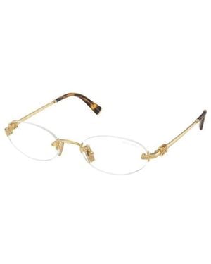 Miu Miu Glasses - Metallic