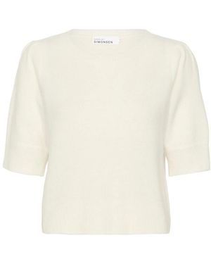Karen By Simonsen Round-Neck Knitwear - Wit