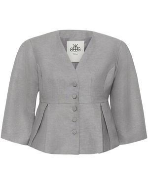 Karen By Simonsen Kbbelis Frosty Blouse - Grijs