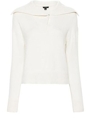 JOSEPH Tops ,Wit ,Kasjmier Zijden Kasjmier Poloshirt