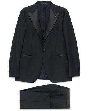 Tagliatore Single Breasted Suits - Black