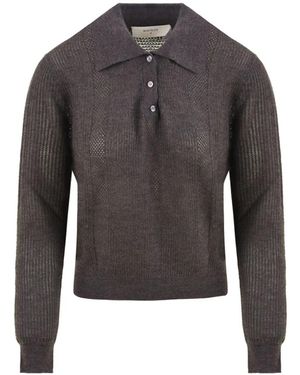 Beatrice B. V-Neck Knitwear - Grijs