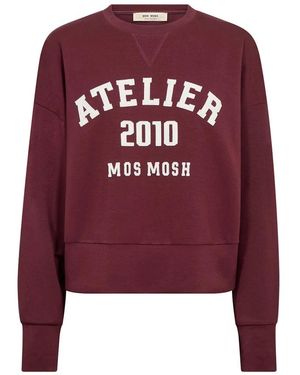 Mos Mosh Mmnima O-Ls Sweatshirt - Rood