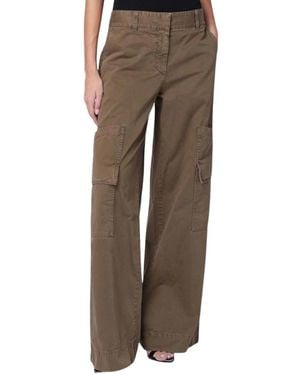 Off-White c/o Virgil Abloh Cotton Cargo Trousers - Brown