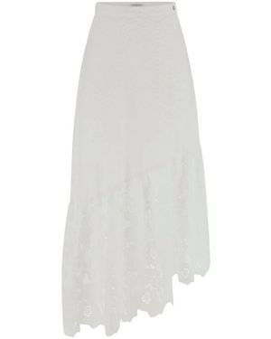 Guess Sharon Eyelets Skirt - Wit