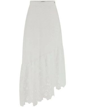 Guess Sharon Eyelets Skirt - Wit