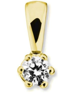 ONE ELEMENT Eleganter Brillantanhänger - Mettallic