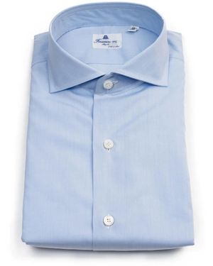 Finamore 1925 Formal Shirts - Blue