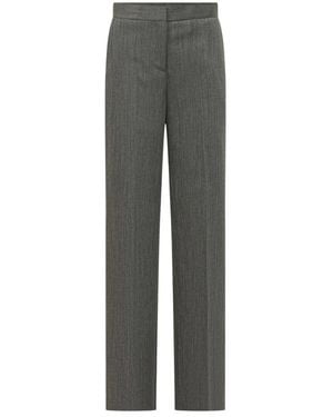 MSGM Broeken ,Grijs ,Wol Pantalone