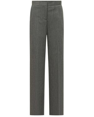 MSGM Straight Trousers - Gris