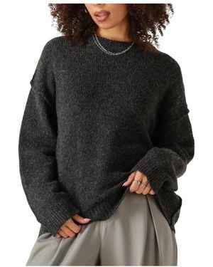 My Essential Wardrobe Round-Neck Knitwear - Zwart
