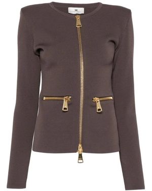 Elisabetta Franchi Light Jassen - Bruin