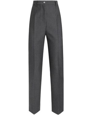 Dolce & Gabbana Wide Trousers - Grigio