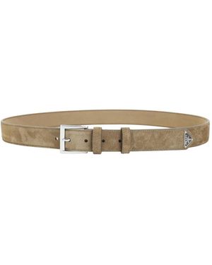 Prada Brada Suède Riem - Naturel