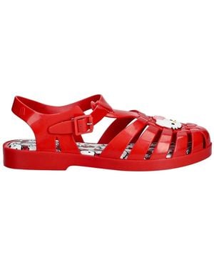 Melissa Flat Sandals - Rojo