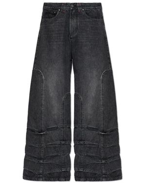 AVAVAV Jeans ,Grijs ,Denim Smock Detailed Jeans