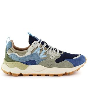 Flower Mountain Trainers - Blue