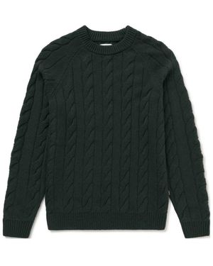 Ecoalf Round-Neck Knitwear - Green